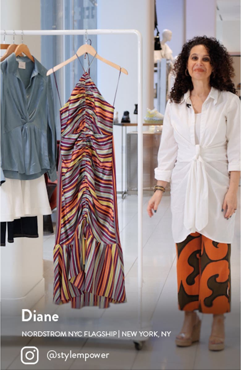 Clifton Halter Neck Midi Dress, sales video thumbnail