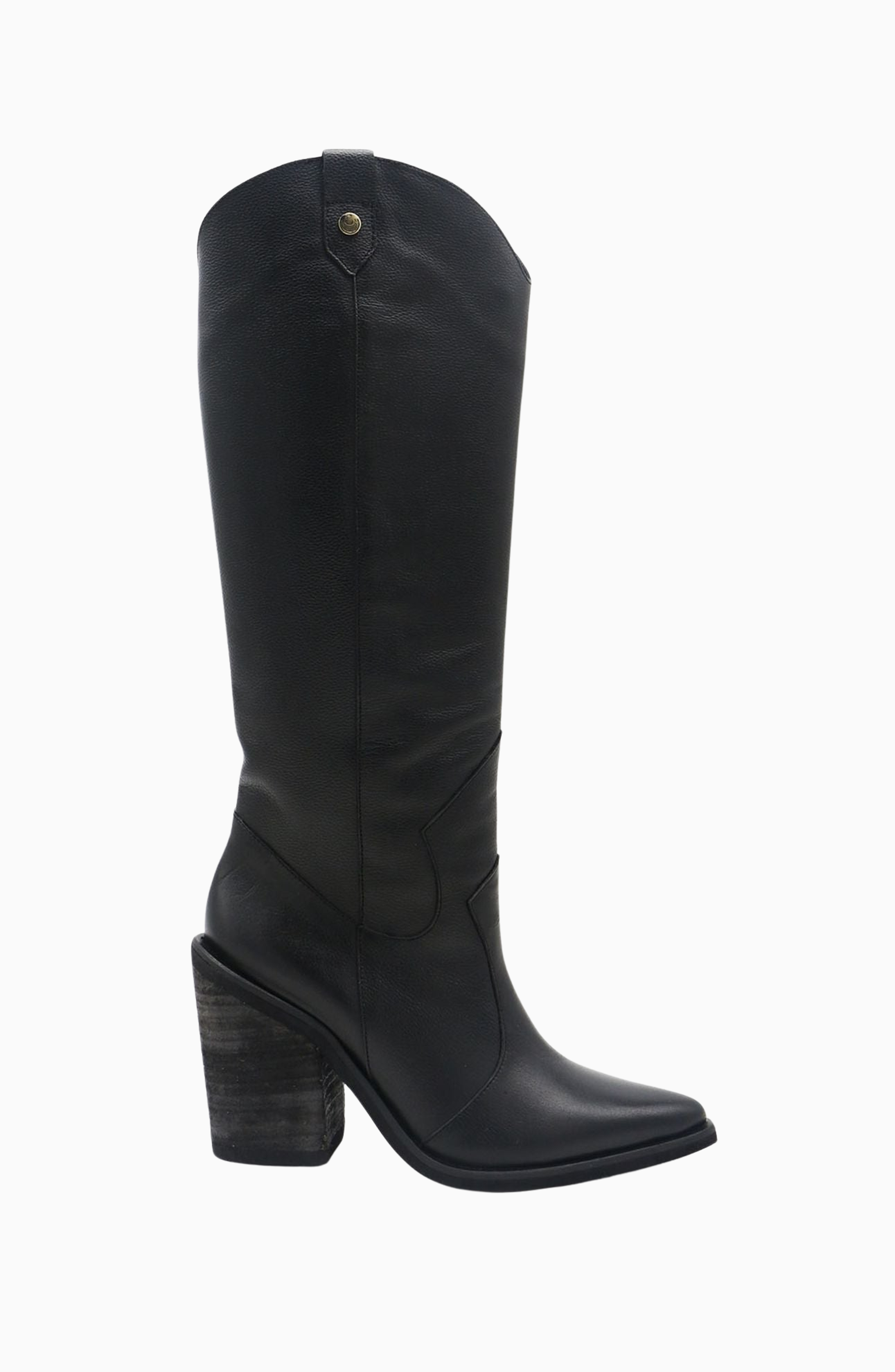 STIVALI NEW YORK Macao Western Knee-High Boots, Alternate, color, Black