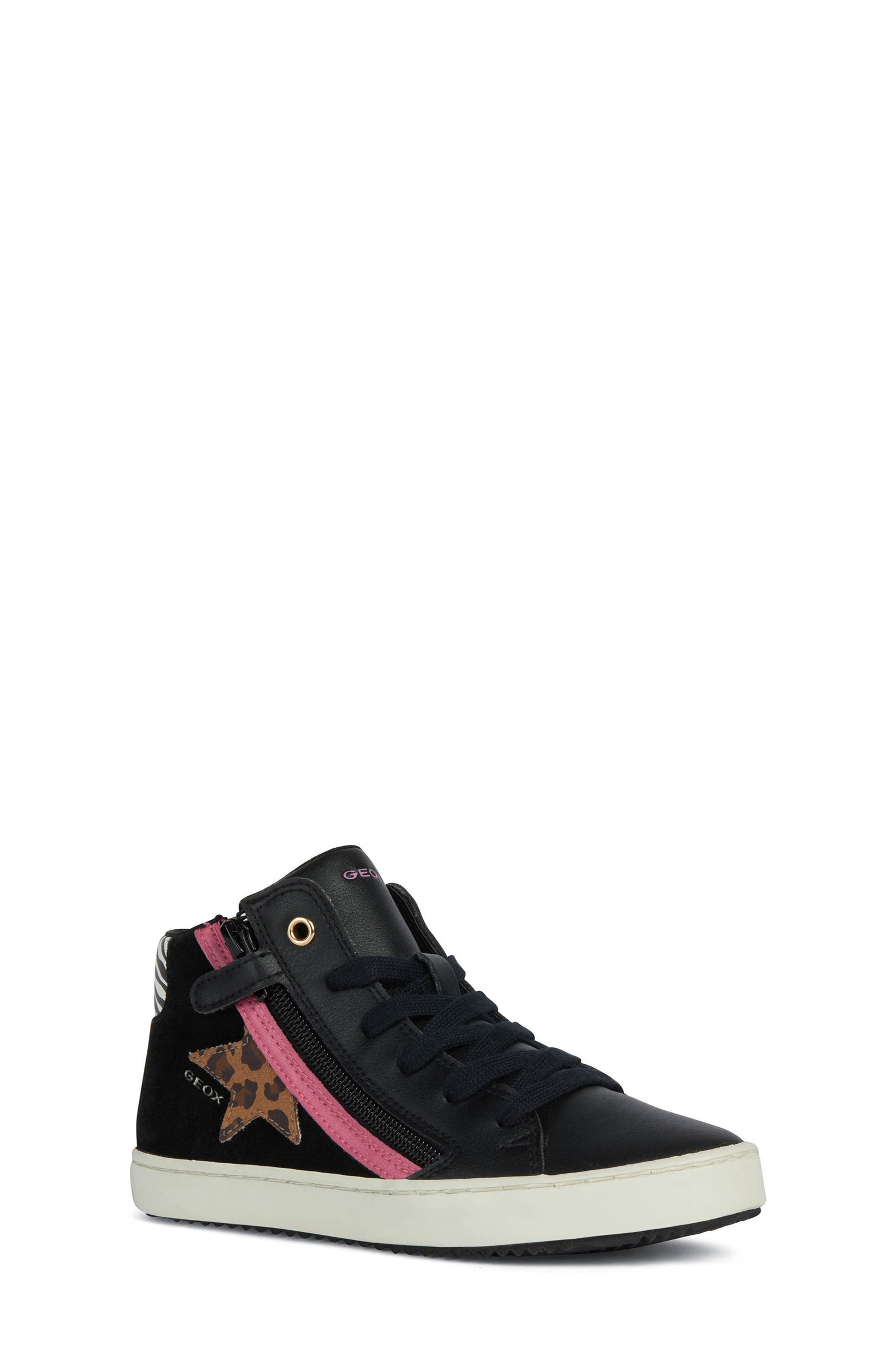 Geox Kids' Kalispera High Top Sneaker, Main, color, 