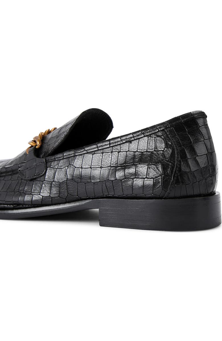 Kurt Geiger London Luca Croc Embossed Loafer, Alternate, color,