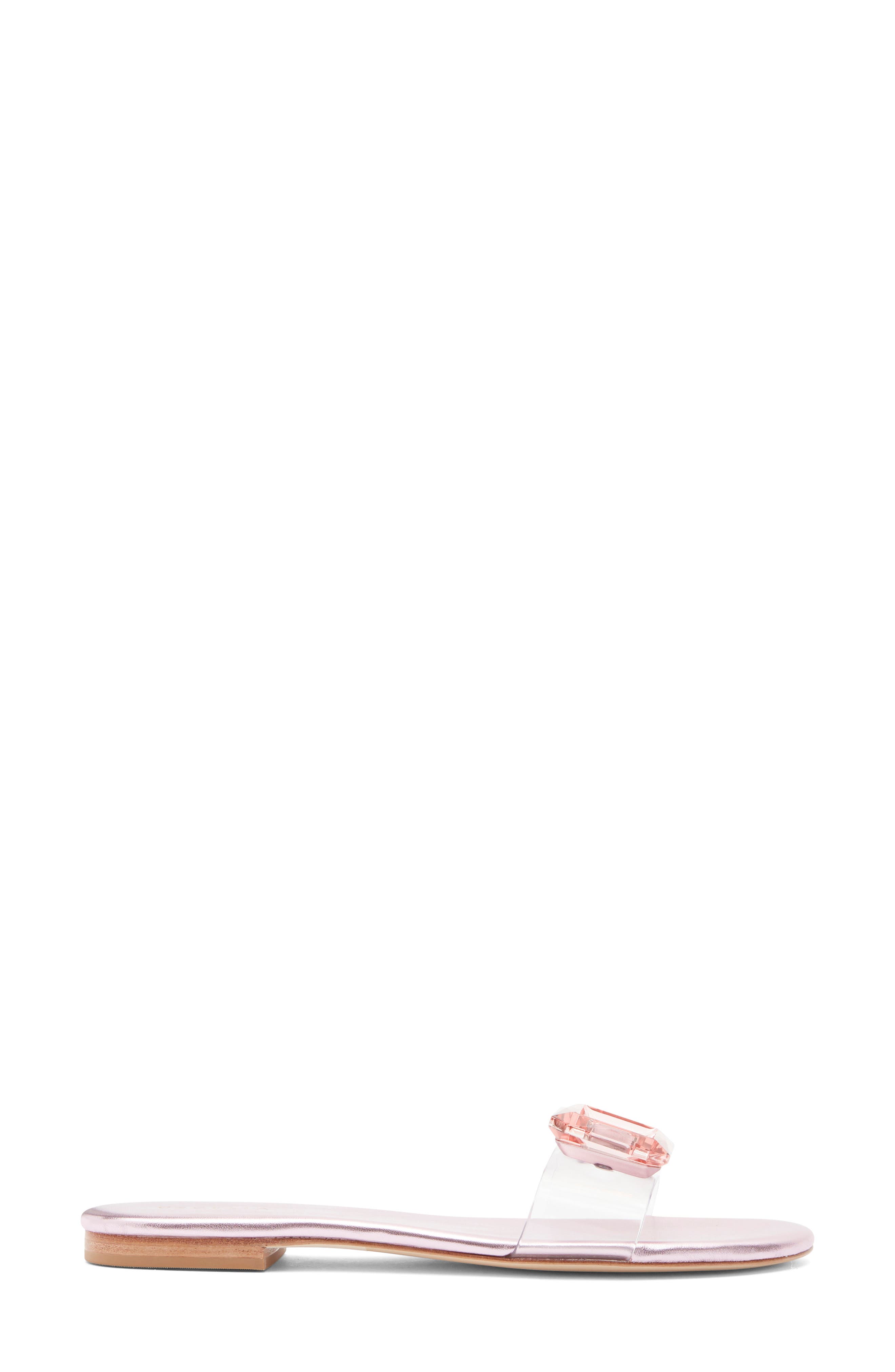 Phillis Transparent Slide Sandal, Alternate, color, PINK