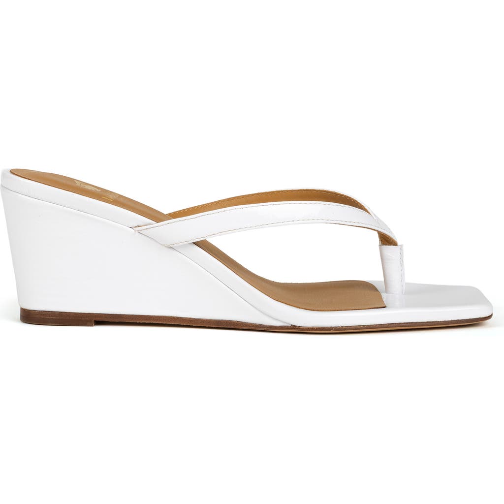Bobbies Gabrielle Heeled Sandals in Vinyl White at Nordstrom, Size 8.5