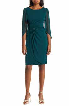 Sheer Sleeve Dress