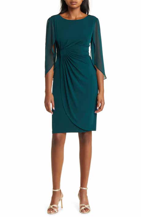 Sheer Sleeve Dress