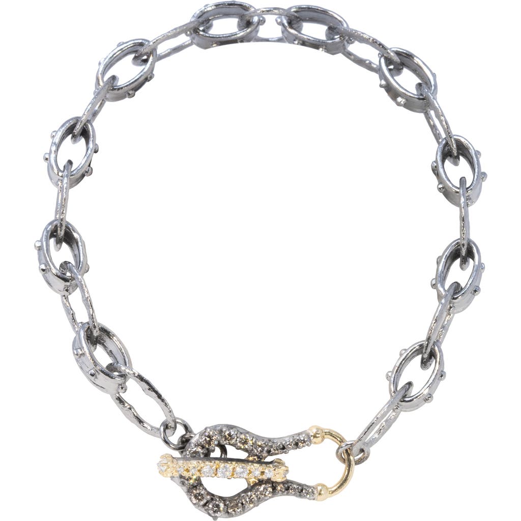 Armenta Pavé Diamond Toggle Link Bracelet