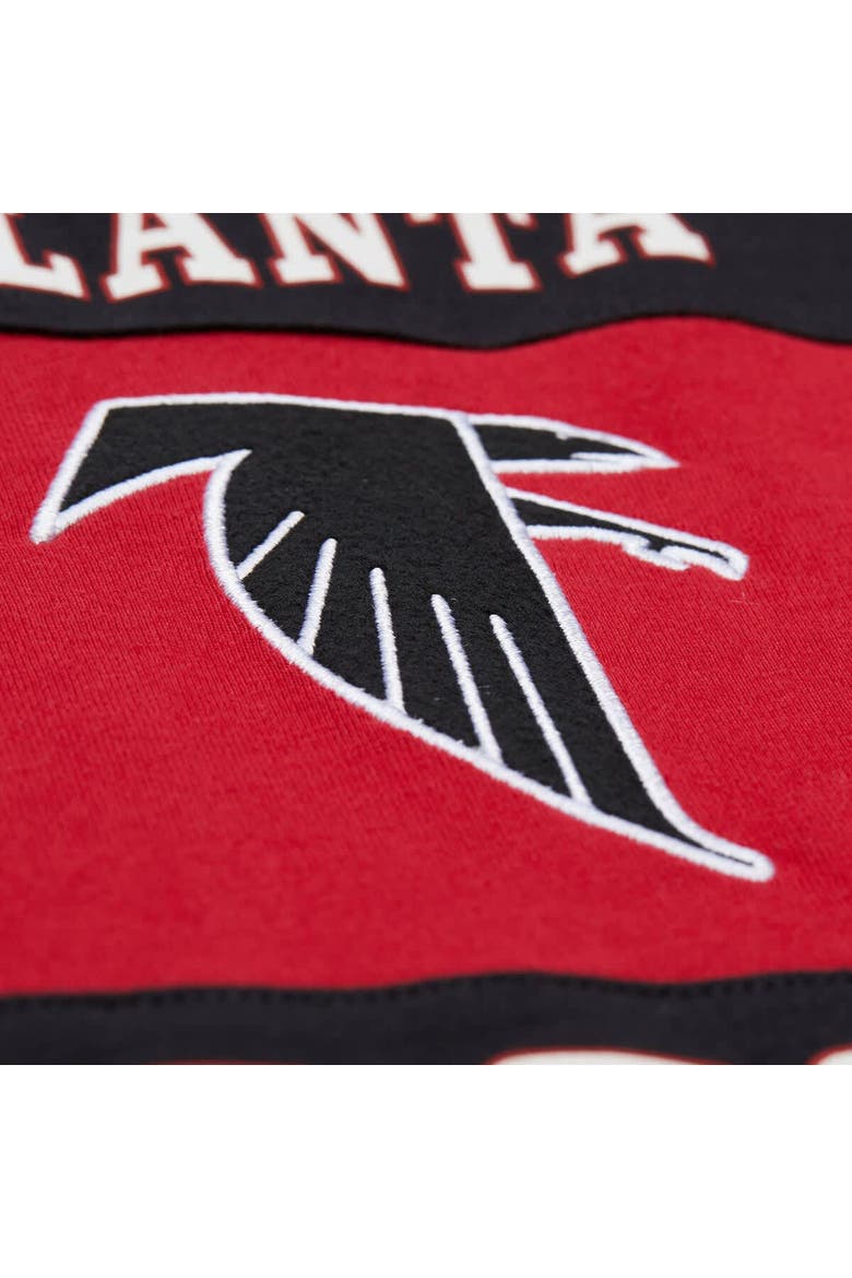 Men's Mitchell & Ness Black Atlanta Falcons Retro Colorblock Tank Top, Alternate, color, Black