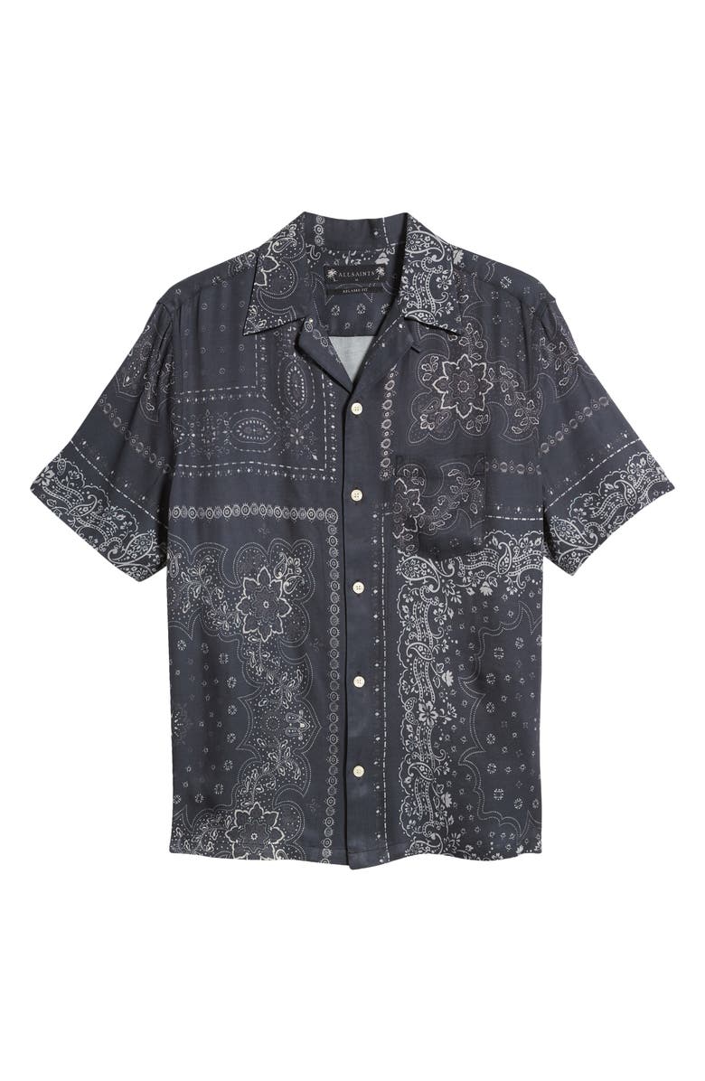 Jalisco Bandana Print Camp Shirt