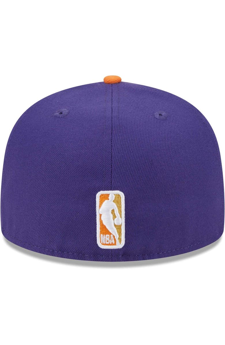 New Era Men's New Era Purple/Orange Phoenix Suns Gameday Gold Pop Stars 59FIFTY Fitted Hat, Alternate, color, Purple