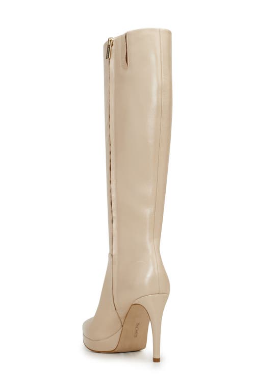Vince Camuto Valeria Knee High Platform Boot In Neutral