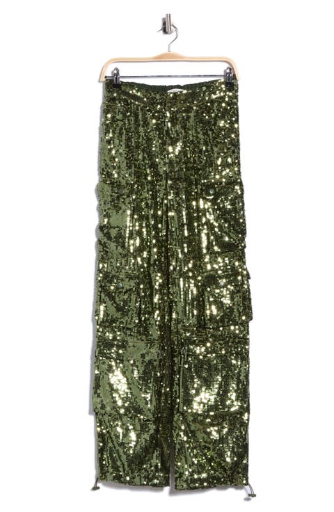 Olympia Sequined Cargo Pants