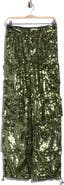 ALICE + OLIVIA Olympia Sequined Cargo Pants