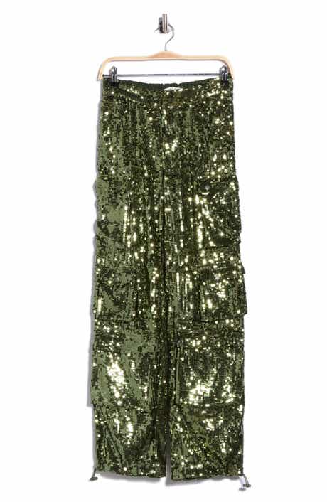 Olympia Sequined Cargo Pants