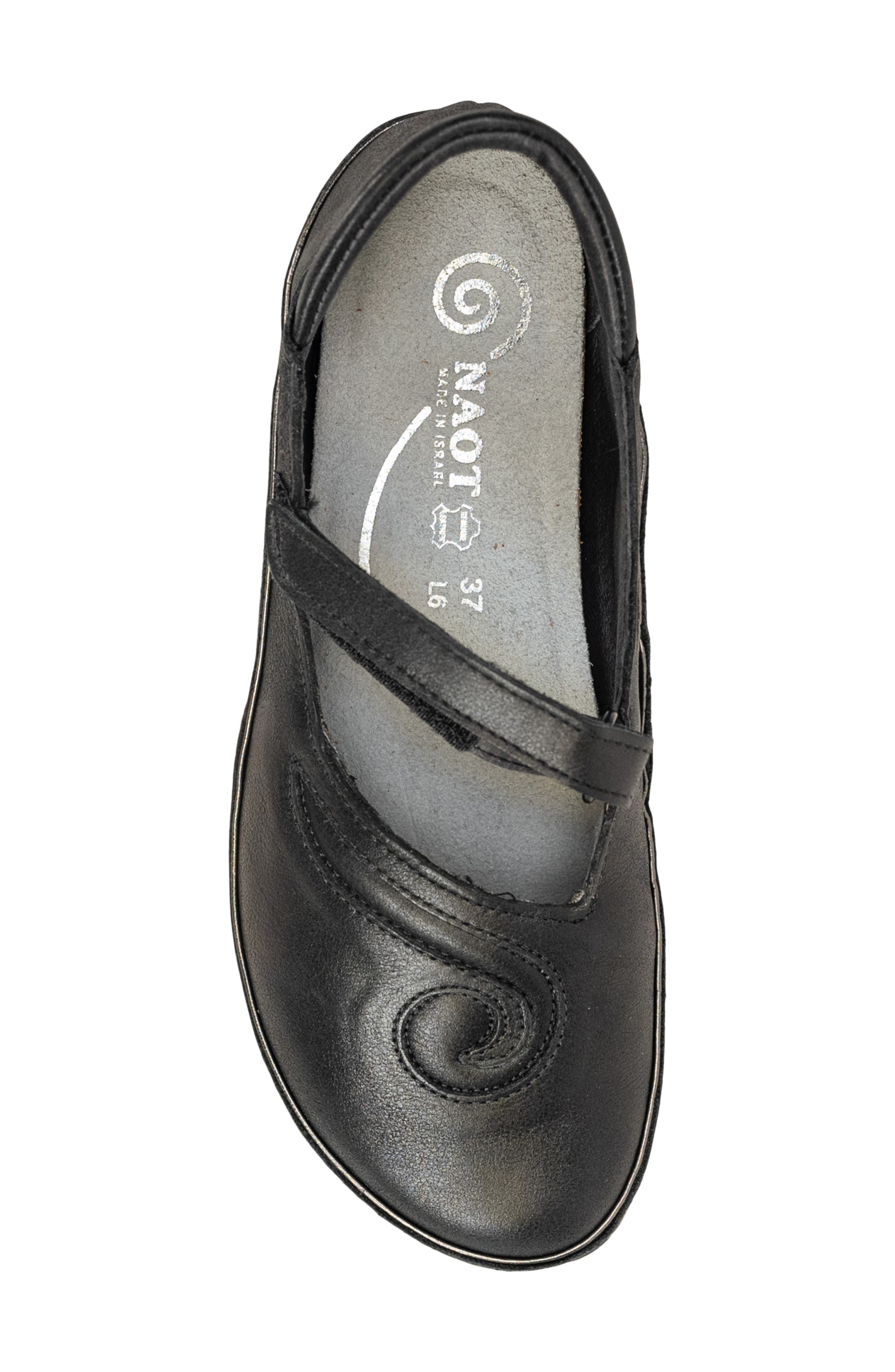 'Matai' Mary Jane, Alternate, color, BLACK LEATHER COMBO