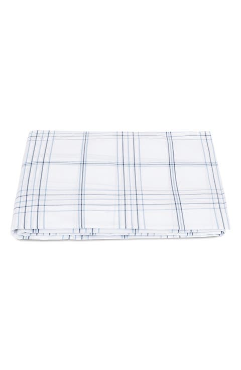 August Plaid 500 Thread Count Fitted Sheet
