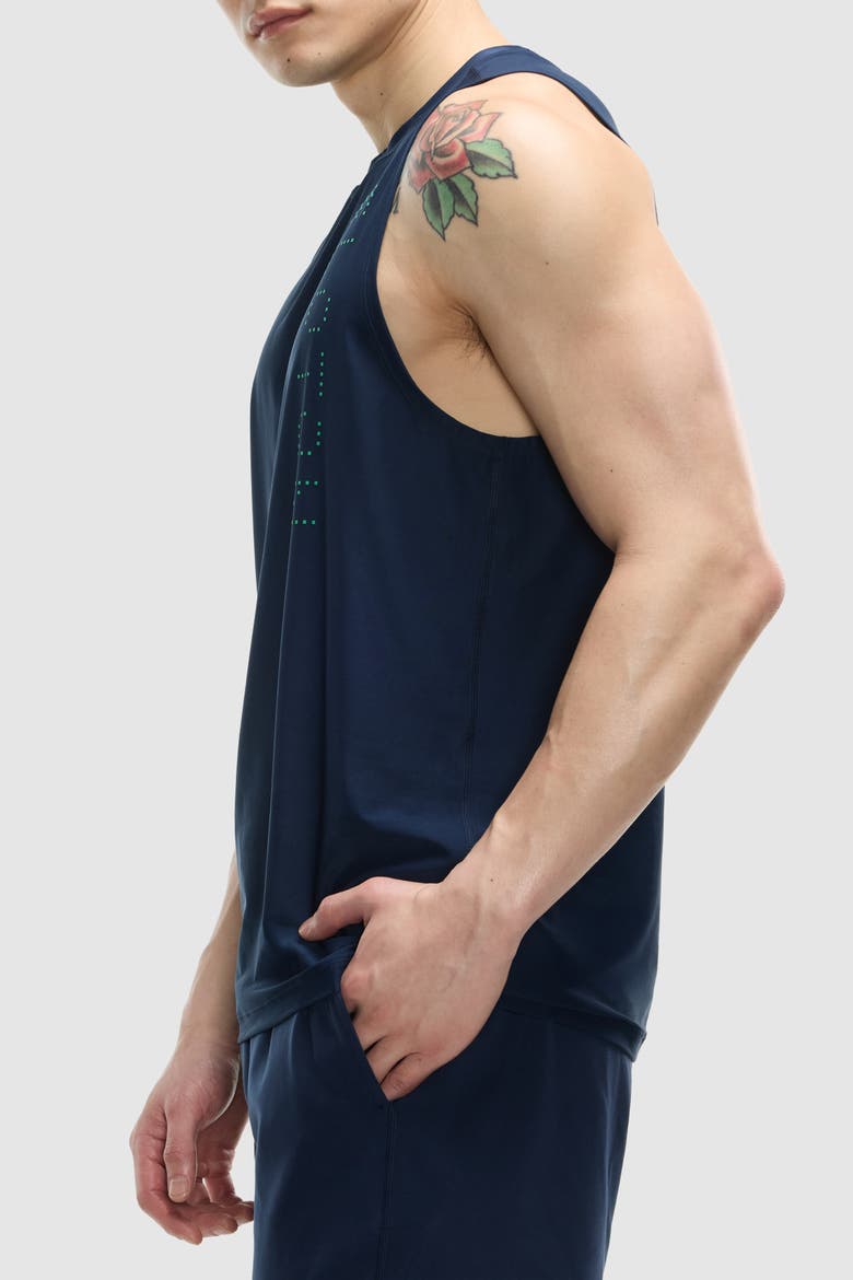 Essential Muscle Tank, Alternate, color, Deep Navy