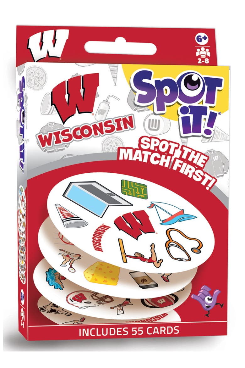Wisconsin Badgers Spot It! Card Game, Main, color, Multicolor