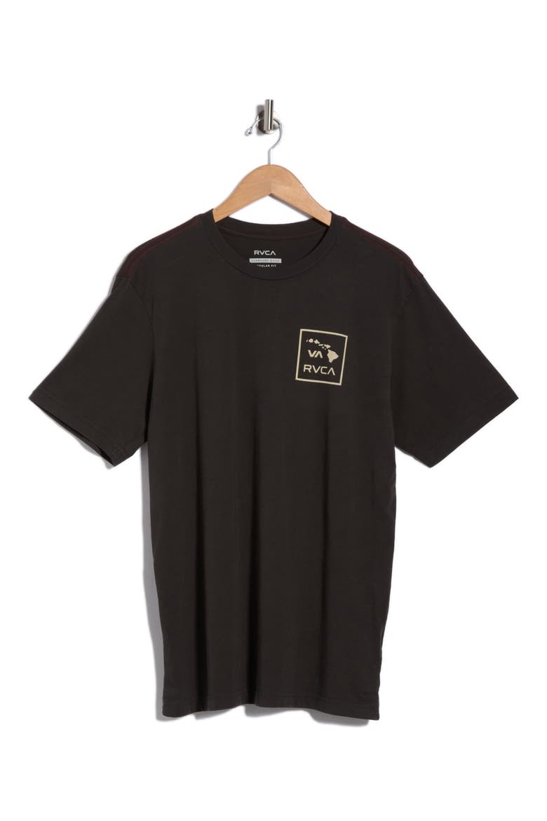 Hawaii Cotton Graphic T-Shirt, Alternate, color, PIRATE BLACK