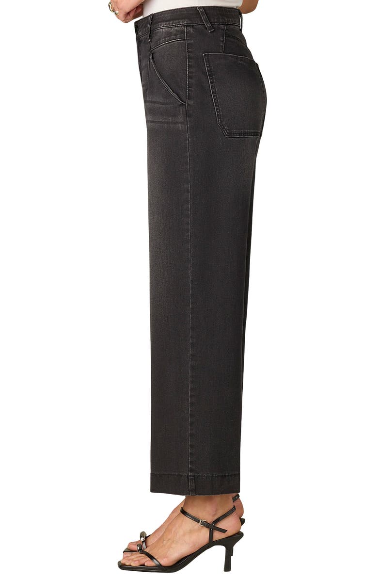 Wit & Wisdom Wyatt Skyrise V-Pocket Ankle Wide Leg Jeans, Alternate, color, 