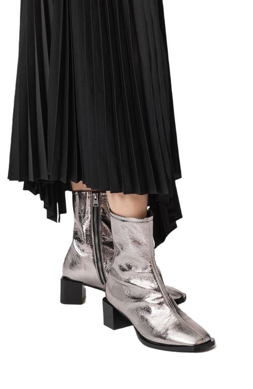 Allsaints Avril Bootie In Metallic