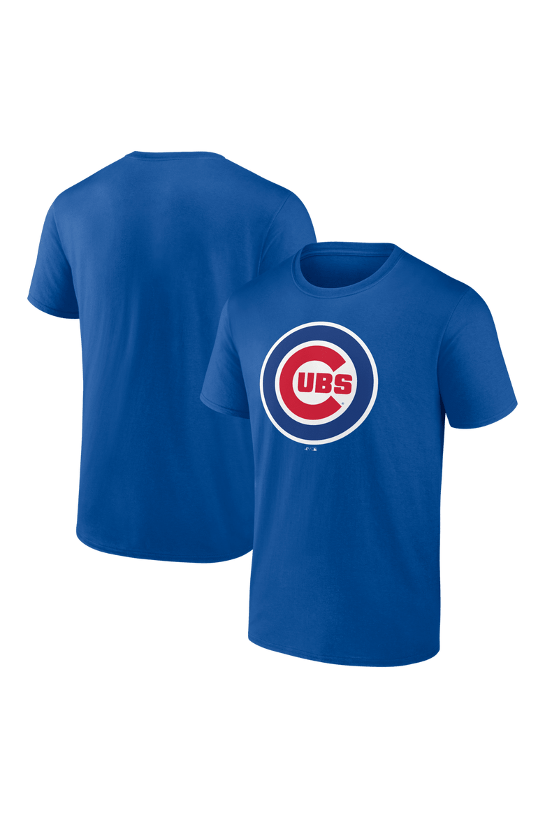 Men's Logo Athletic Royal Chicago Cubs Official Logo T-Shirt, Main, color, Royal