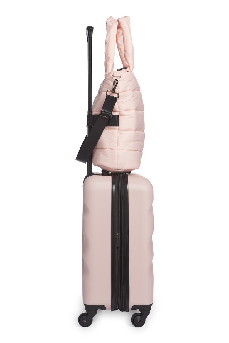 Two-Piece Tote and Spinner Luggage Set, Alternate, color, BLUSH