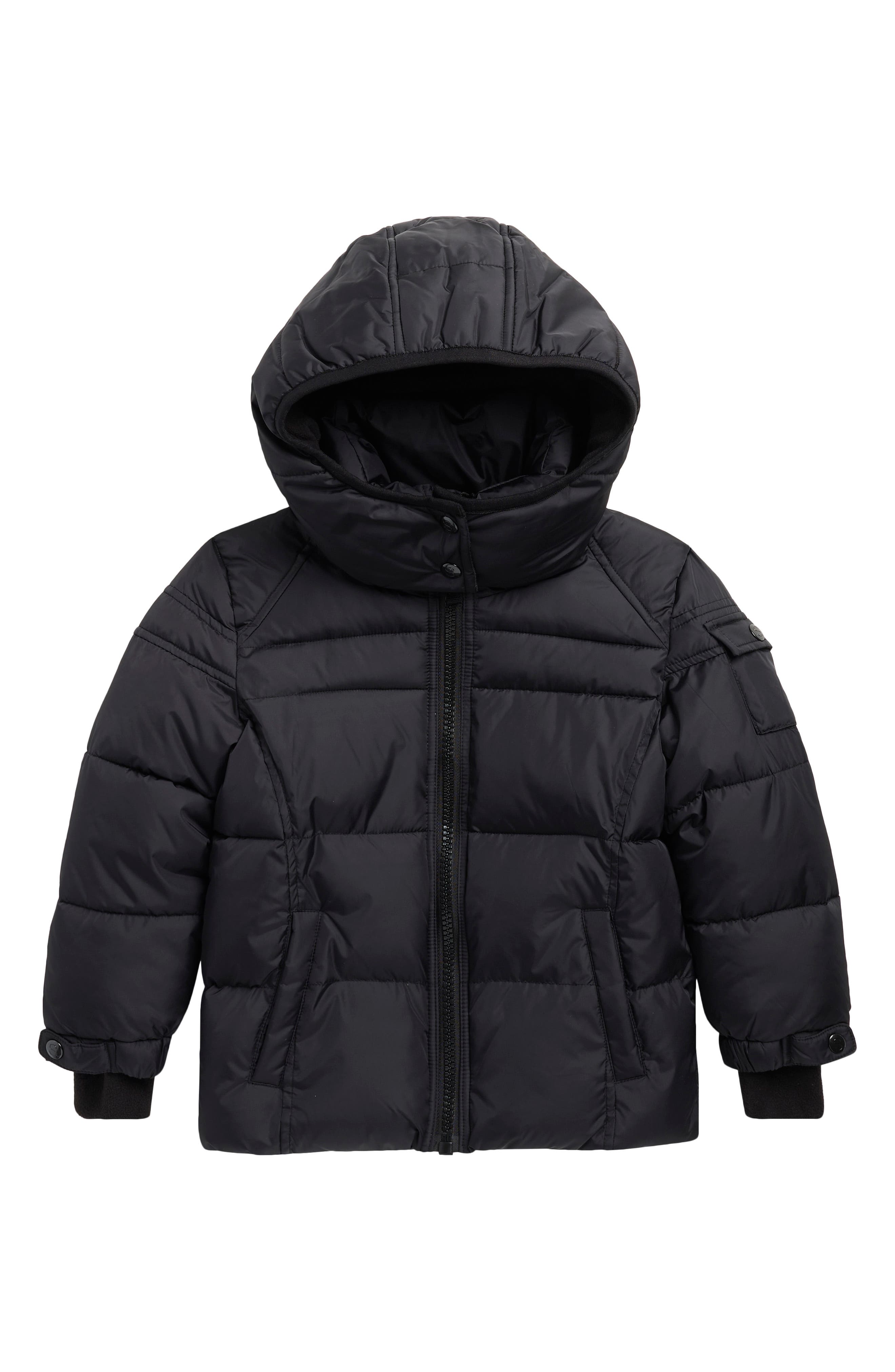 Kids' Downhill Matte Hooded Puffer Jacket