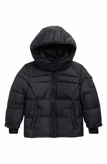 Kids' Downhill Matte Hooded Puffer Jacket