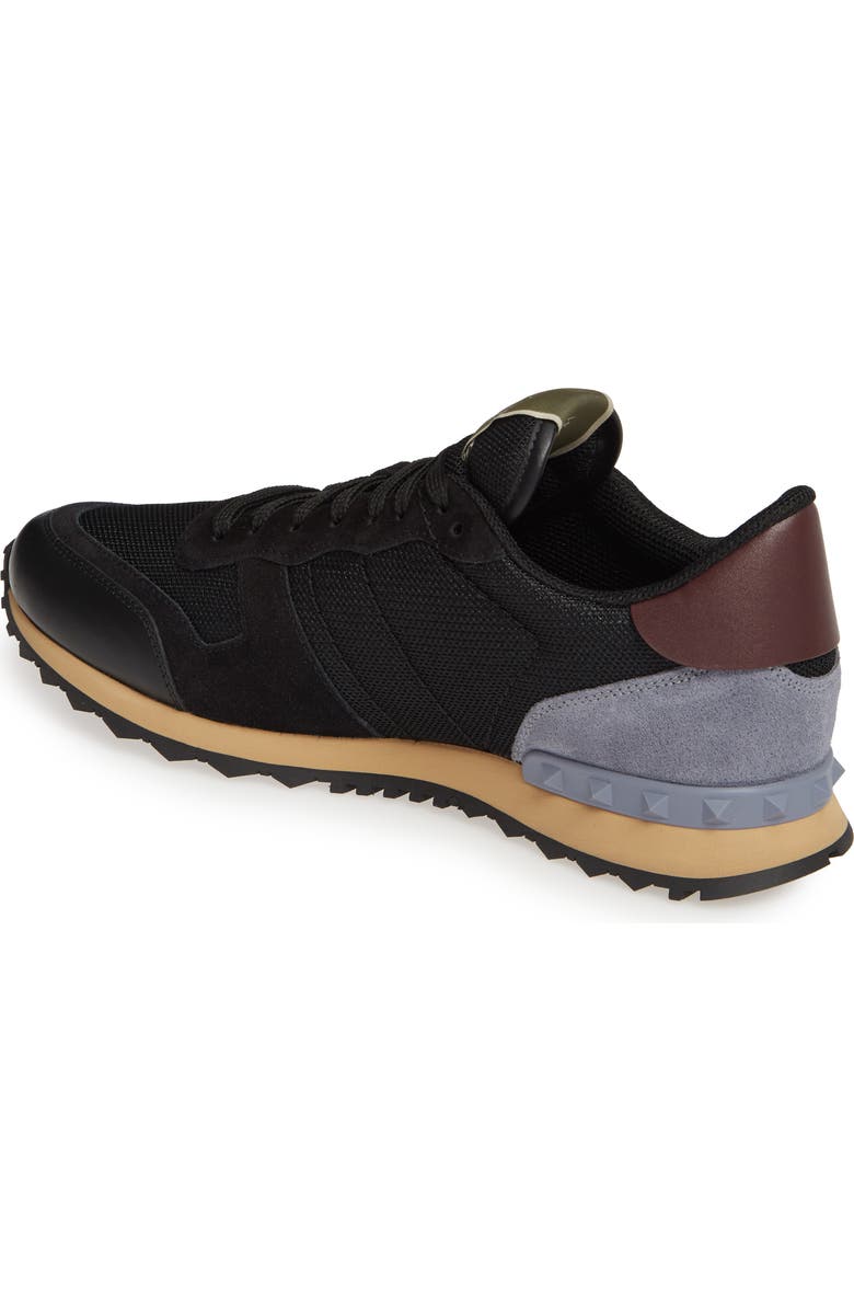 Valentino Garavani Nylon Rockrunner Sneaker, Alternate, color,