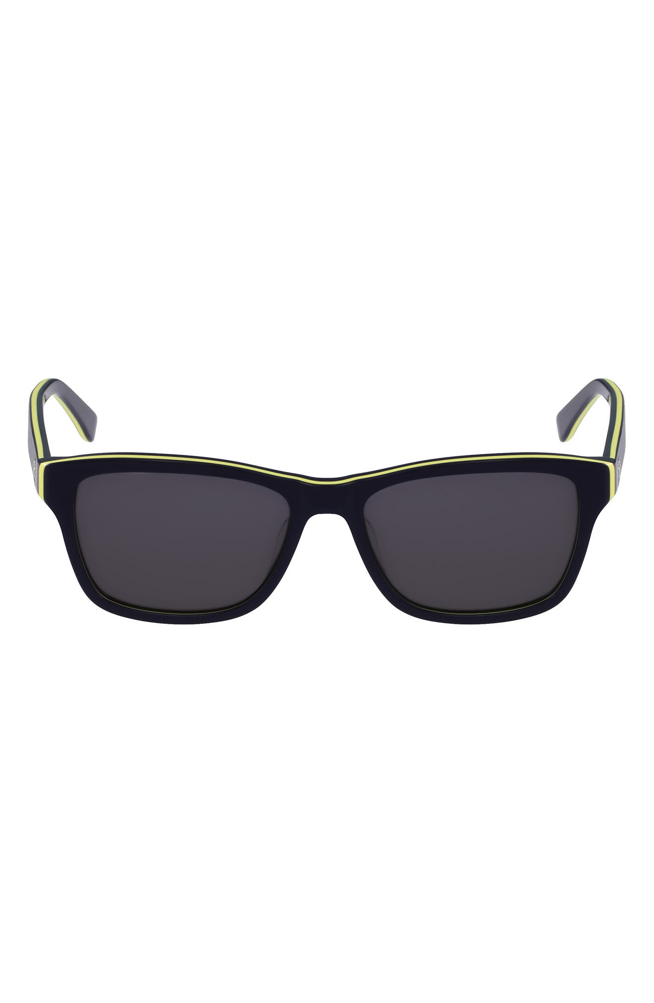 Lacoste 55mm Gradient Rectangular Sunglasses