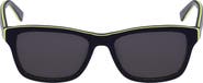 Lacoste 55mm Gradient Rectangular Sunglasses