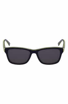 Lacoste 55mm Gradient Rectangular Sunglasses