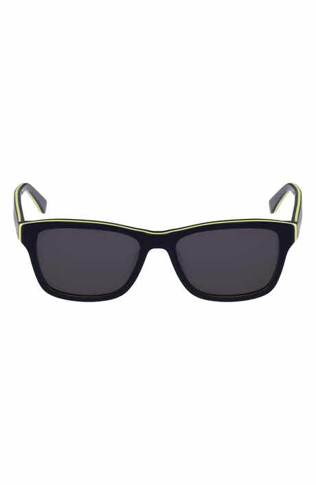 Lacoste 55mm Gradient Rectangular Sunglasses