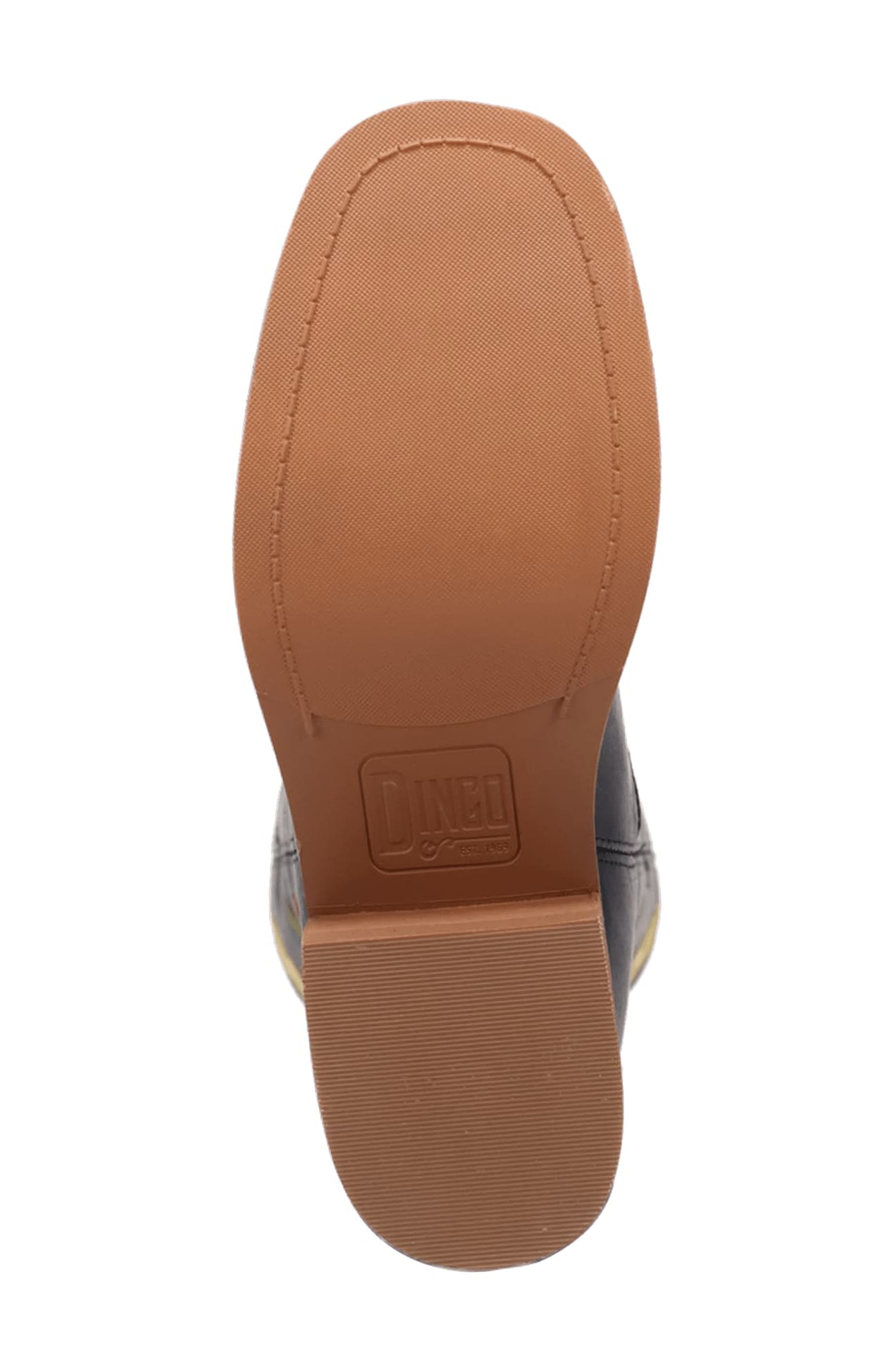 Dingo Bloom Embroidered Boot, Alternate, color, Black