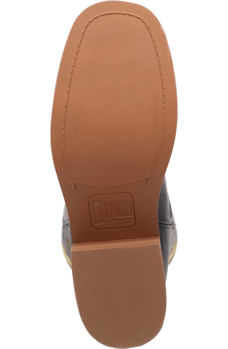 Dingo Bloom Embroidered Boot, Alternate, color, Black