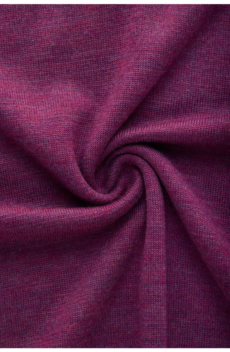 Wolf Vs. Goat (WvG) Wool Knitted Long Sleeve Polo, Alternate, color, Purple