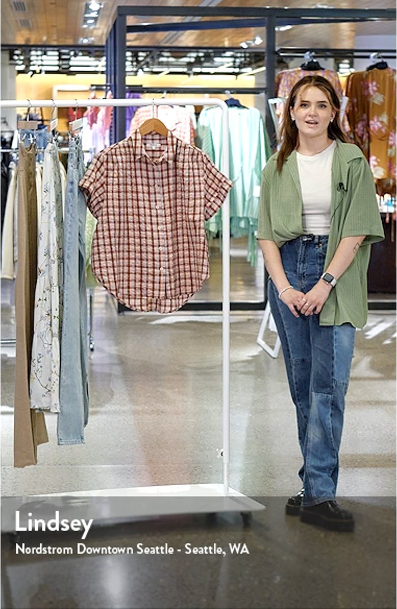 Baybrook Plaid Cotton Seersucker Shirt, sales video thumbnail