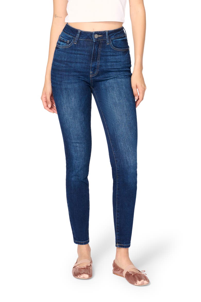 High Waist Skinny Jeans, Main, color, TWILIGHT