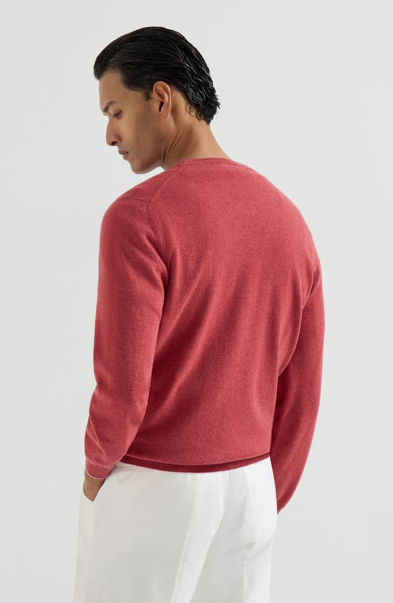 Brunello Cucinelli Cashmere sweater, Alternate, color, Strawberry