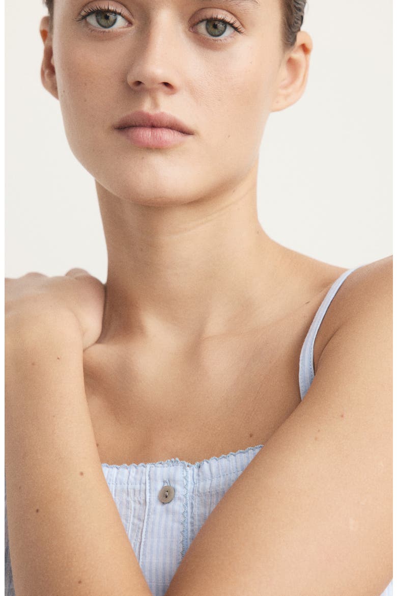 Short Pajamas, Alternate, color, BLUE
