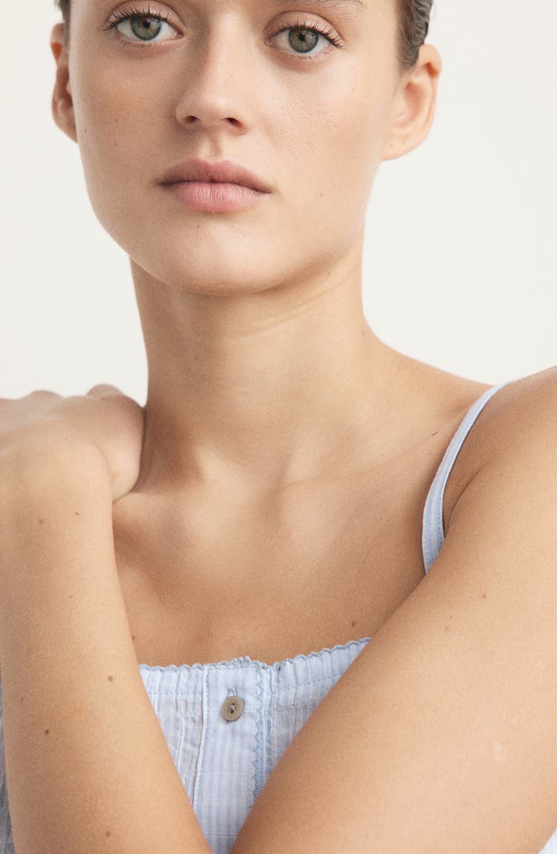 MANGO Short Pajamas, Alternate, color, Blue