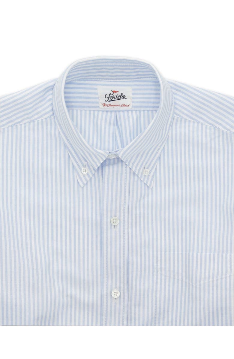 Fortela King Pocket Shirt, Alternate, color, Light Blue Stripe