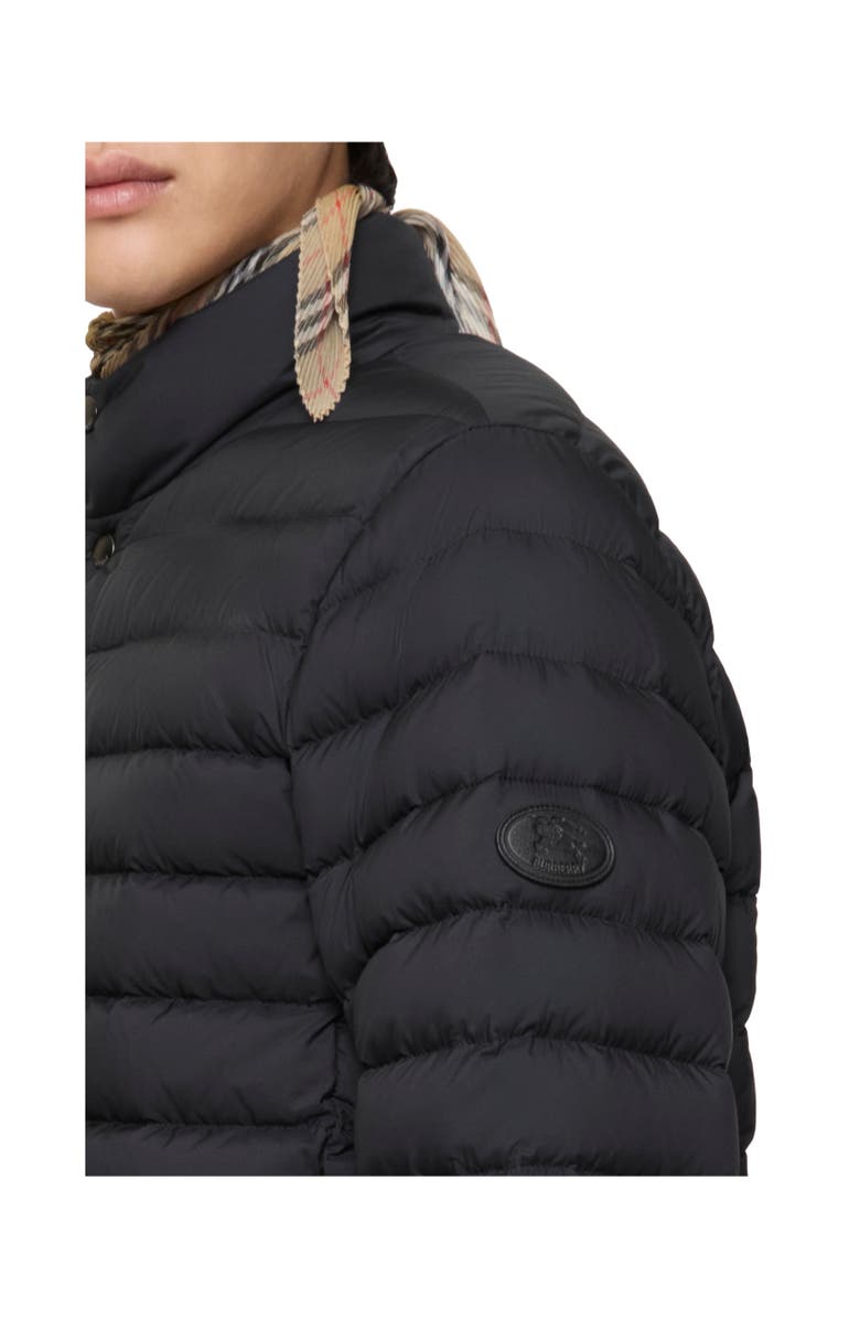 Burberry Nylon Puffer Jacket, Alternate, color, Black