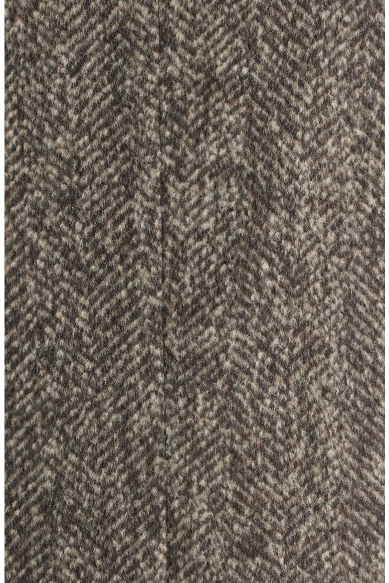 Wiktor Herringbone Wool Blend Coat, Alternate, color, LIGHT BROWN