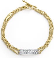 LAGOS Signature Caviar Superfine Diamond Toggle Bracelet