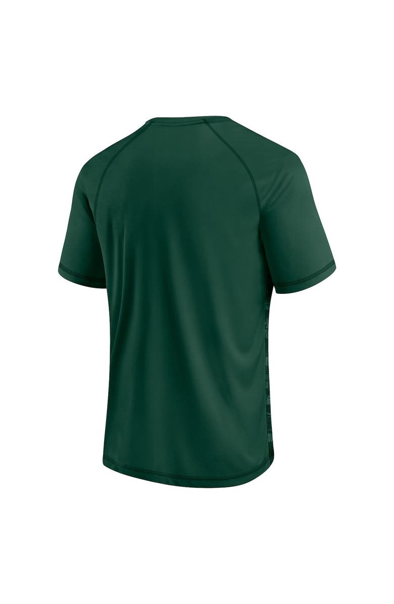 FANATICS Men's Fanatics Branded Green Green Bay Packers Hail Mary Raglan T-Shirt, Alternate, color, 