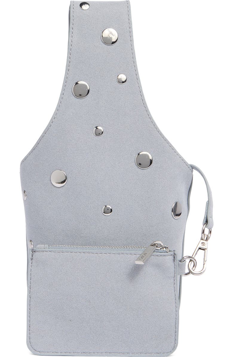 BCBG Covered Rings Shoulder Bag, Alternate, color, Sky Blue