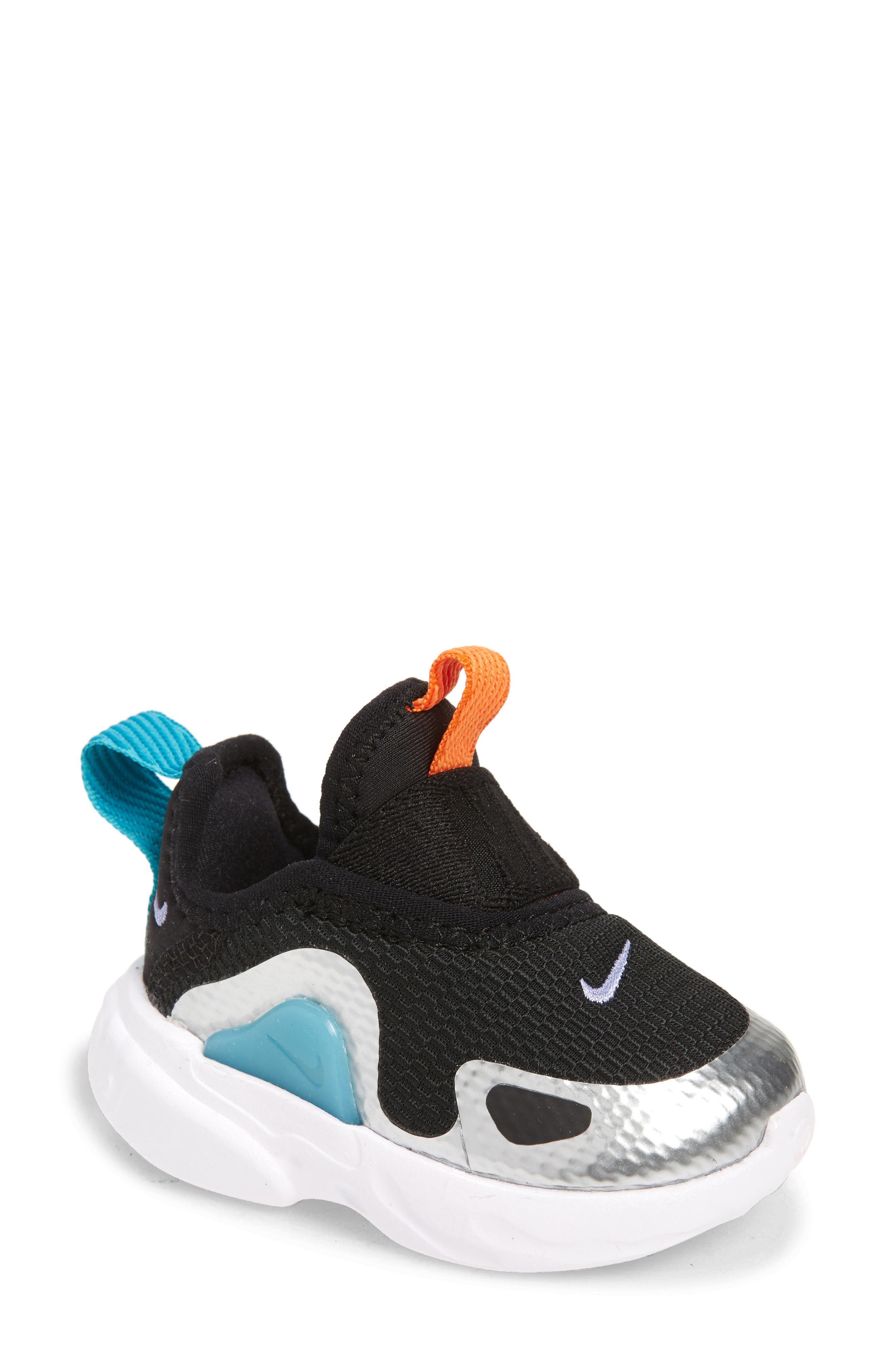 React Presto Extreme Sneaker, Main, color, BLACK/ BLACK/ LASER ORANGE