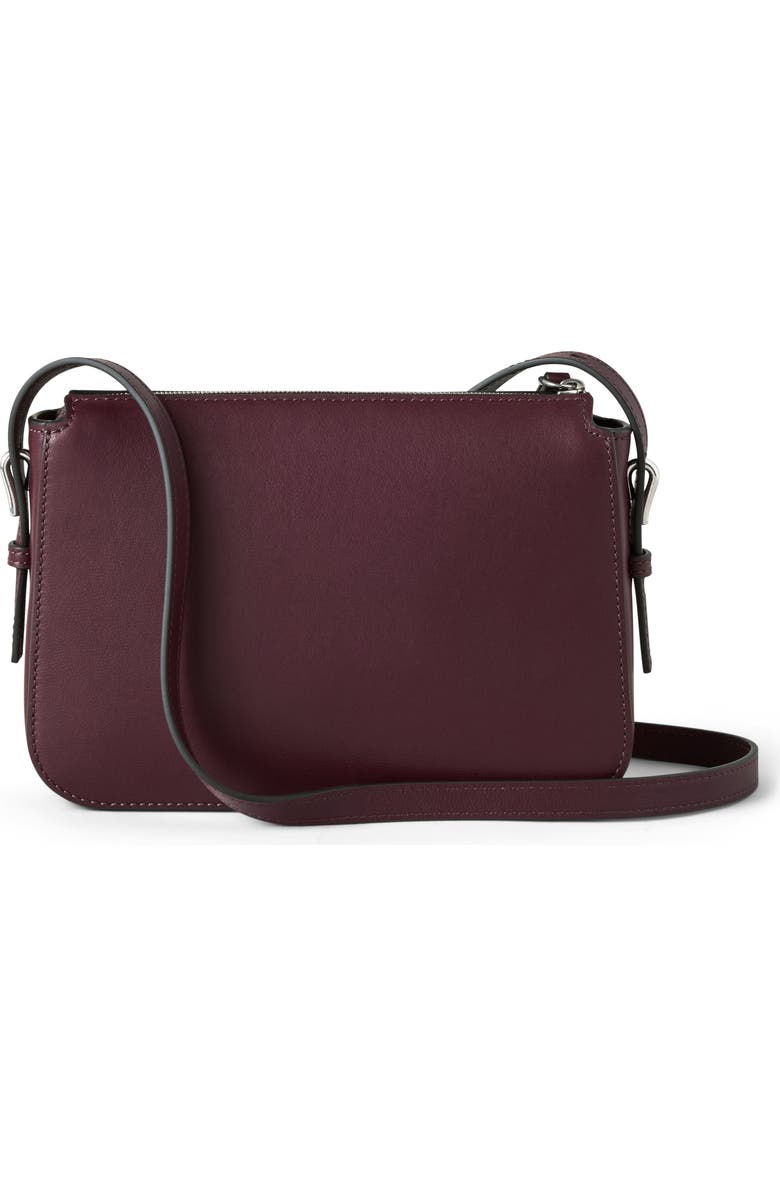 Mulberry Clovelly Leather Crossbody Bag, Alternate, color, Black Cherry