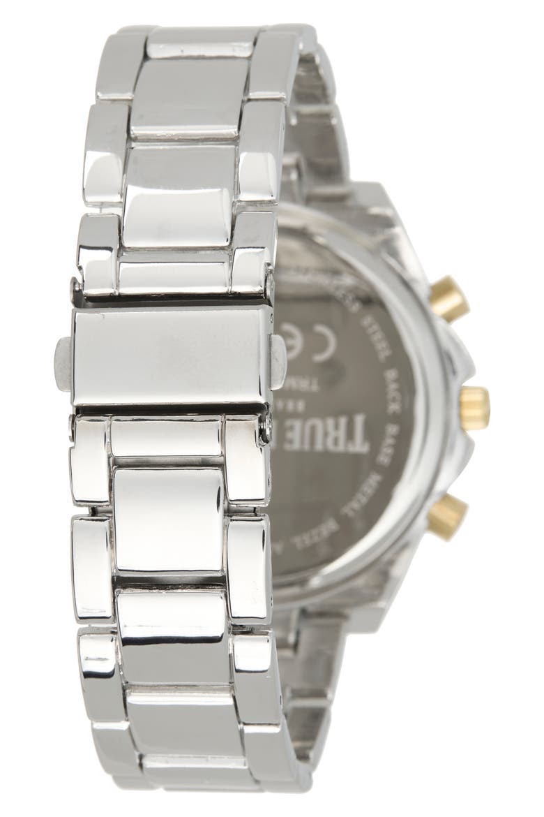 Chronograph Bracelet Watch, 44mm, Alternate, color, SILVER