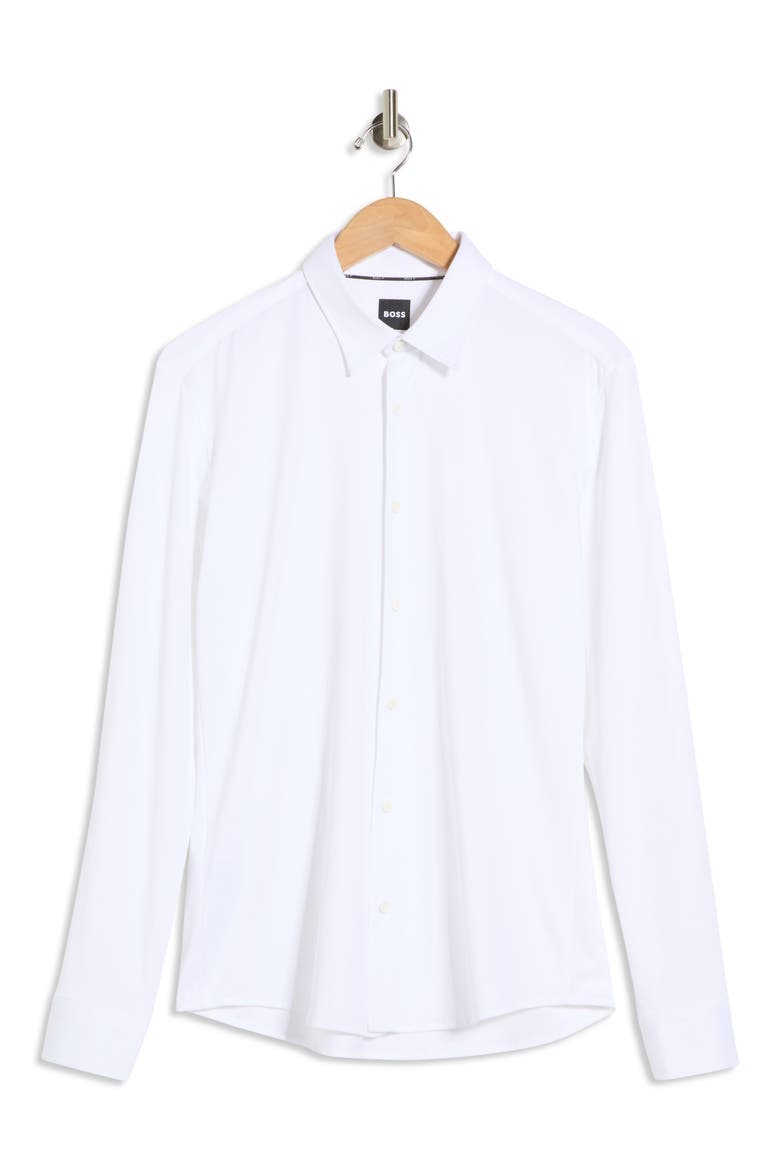 Slim Fit Roan Kent Button-Up Shirt, Alternate, color, WHITE